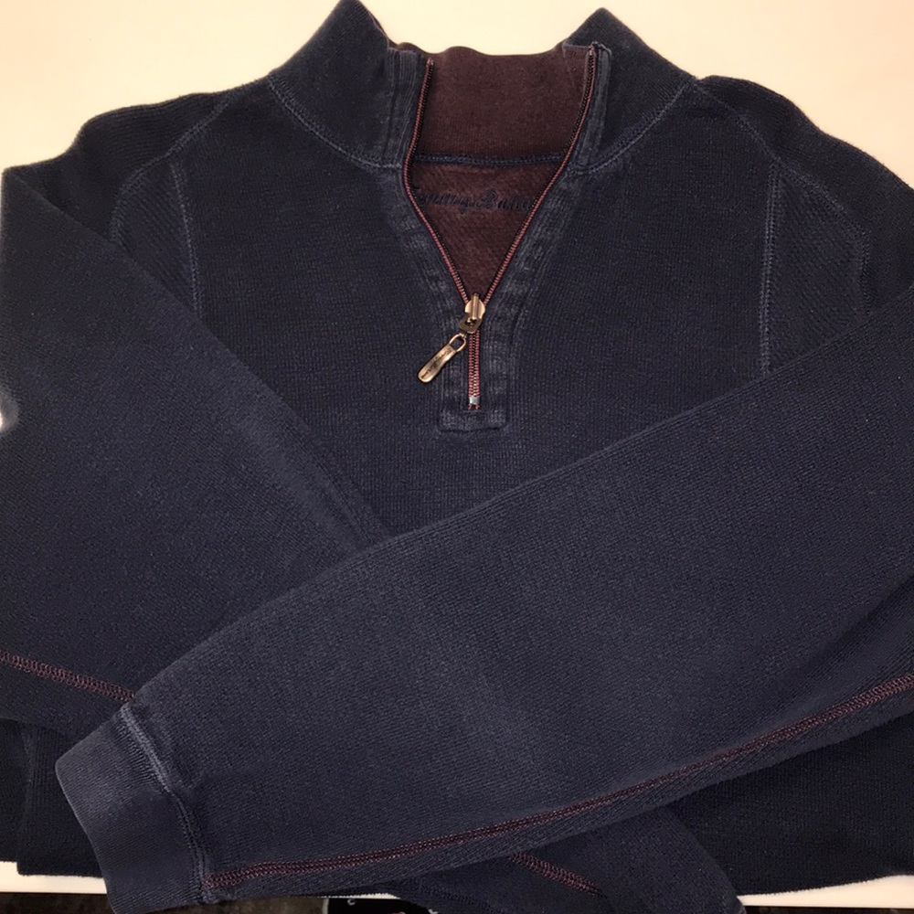 Tommy Bahama reversible pull-over sweatshirt